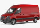 Ворсовые коврики на Mercedes Sprinter (W907/W910) 2018 - 2025 в Томске