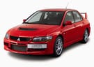 Коврики на Mitsubishi Lancer Evolution IX 2005 - 2007 в Томске