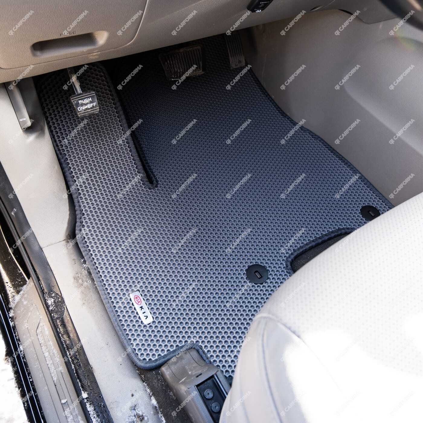 Коврики на KIA Carnival III 7 мест 2014 - 2021 в Томске Коврики на KIA Carnival III 7 мест 2014 - 2021 в Томске