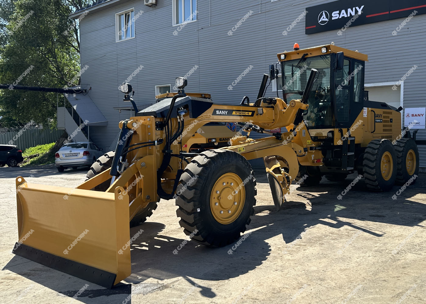 Ворсовые коврики на Спецтехника Автогрейдер SANY STG230C 8 AWD 