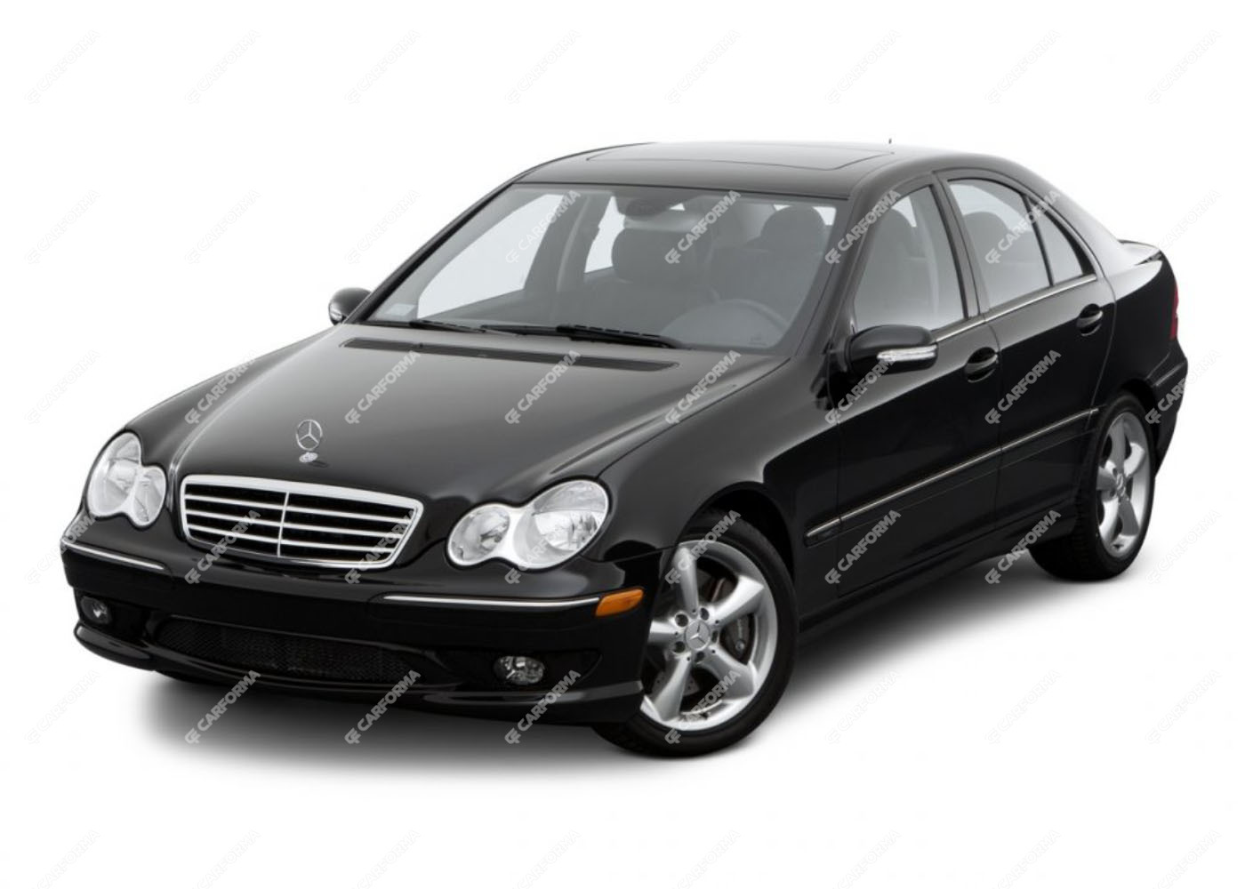 Ворсовые коврики на Mercedes C (W203) 2000 - 2008