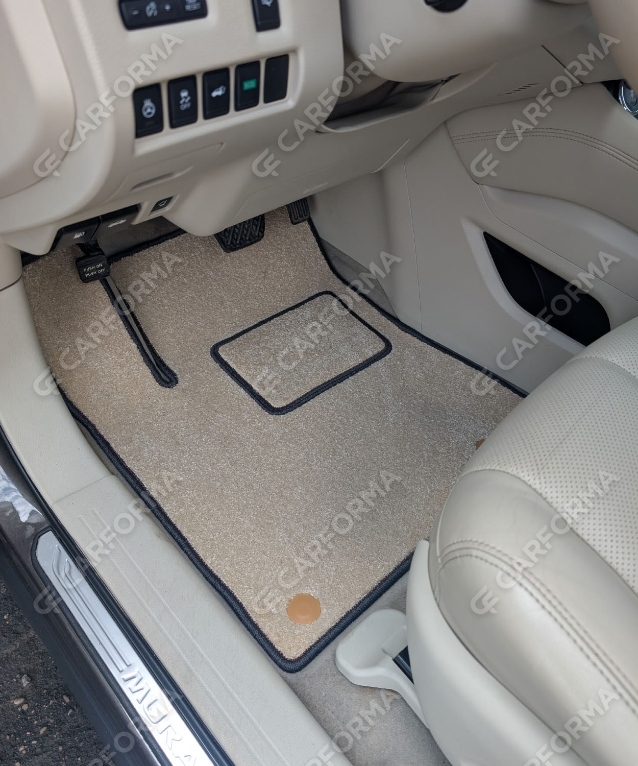 Ворсовые коврики на Nissan Murano (Z52) 2014&nbsp;-&nbsp;2022 в Томске