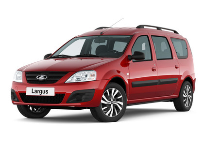 Ворсовые коврики на Lada (ВАЗ) Largus 2012 - 2025 в Томске