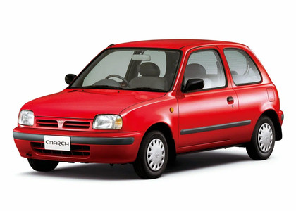Ворсовые коврики на Nissan March (K11) 1992 - 2002 в Томске