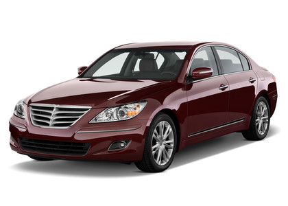 Ворсовые коврики на Hyundai Genesis I 2008 - 2014 в Томске