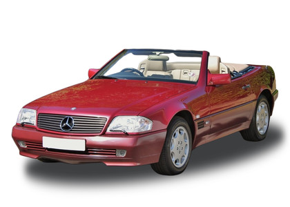 Ворсовые коврики на Mercedes SL (R129) 1989 - 2002 в Томске