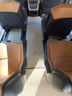 Ворсовые коврики на KIA Carnival IV корейская сборка 2020 - 2025 в Томске