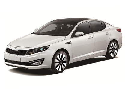 Ворсовые коврики на KIA Optima I 2010 - 2016 в Томске