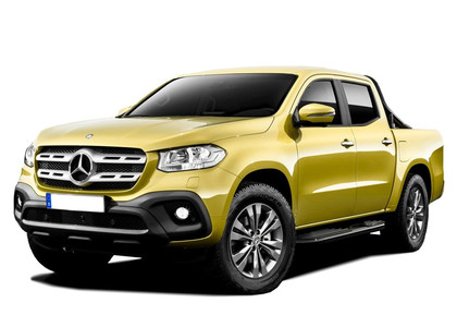 Ворсовые коврики на Mercedes X-Class 2017 - 2020 в Томске